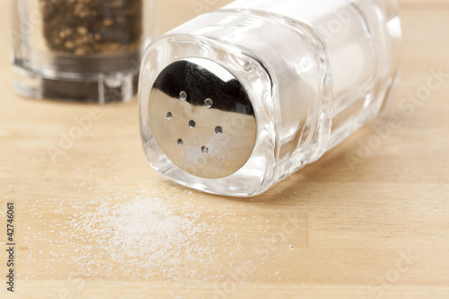 Clear Salt and Pepper Shakers