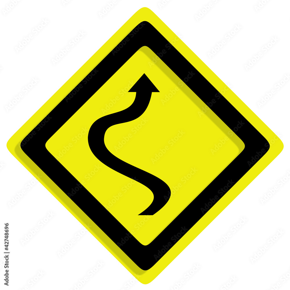 Traffic of frame on white background