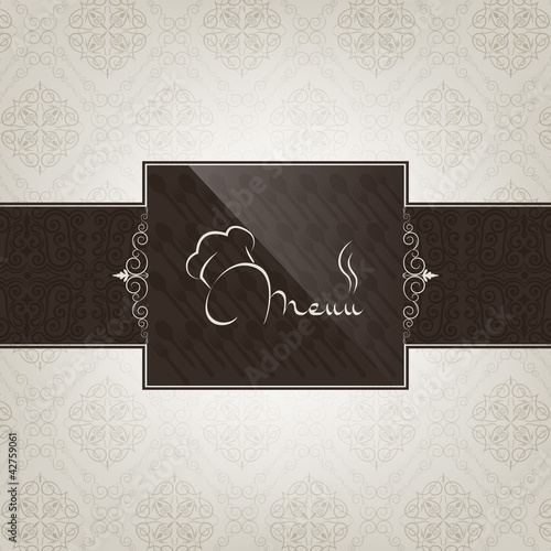Abstre restaurant menu cover