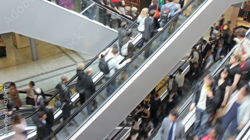 Subway Escalator timelapse