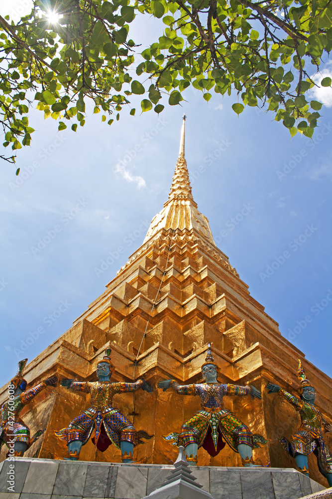Fototapeta premium View of Wat Phra Kaew
