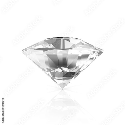 Diamond isolated on white background