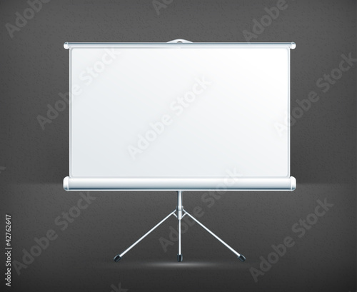 Blank Projection screen, vector