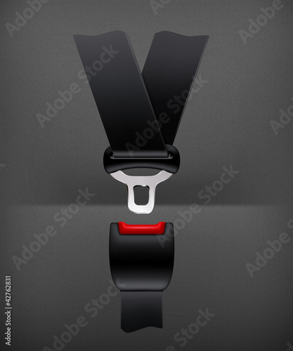 Safety belt, vector