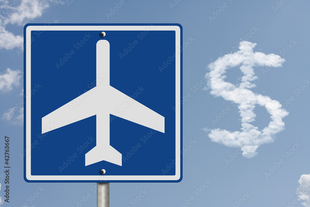 Cost of airline tickets Cost of airline tickets