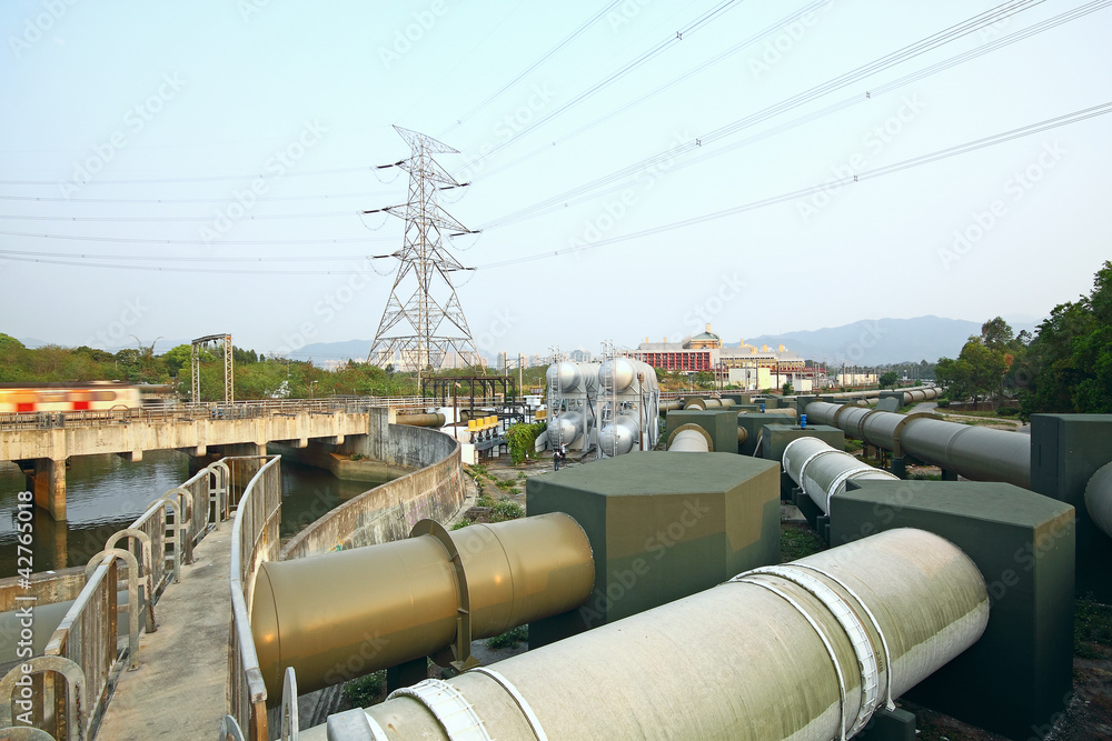 Oil and Gas Industry at outdoor at day Oil and Gas Industry at outdoor at day