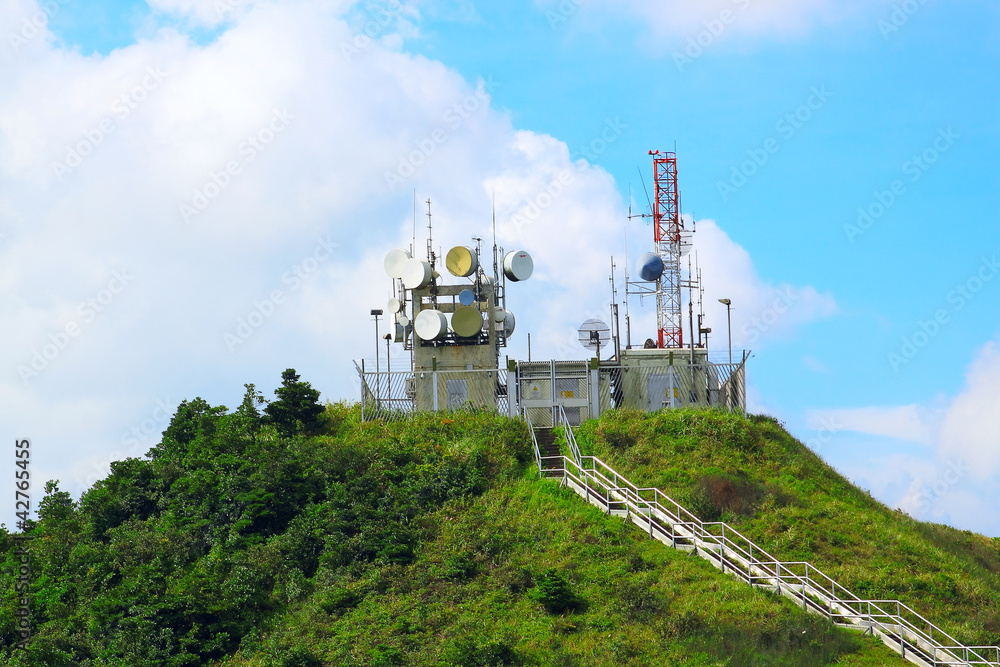 weather station on mountain
