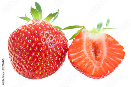 Cutted strawberry
