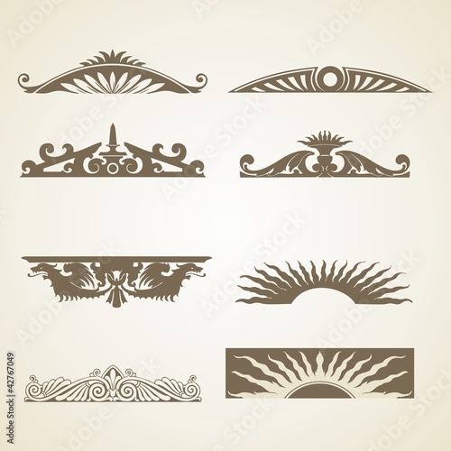 Ornamental Vintage Decoration Header