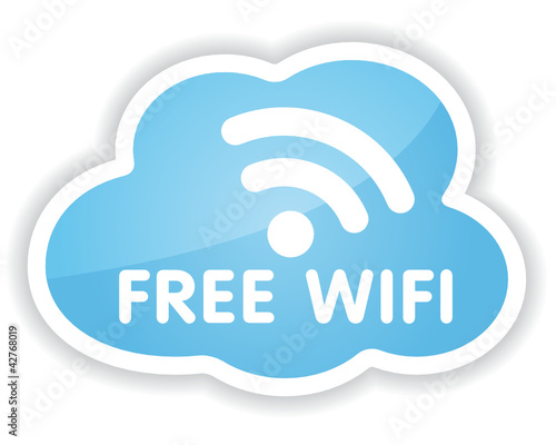 Symbol Free WIFI in cloud