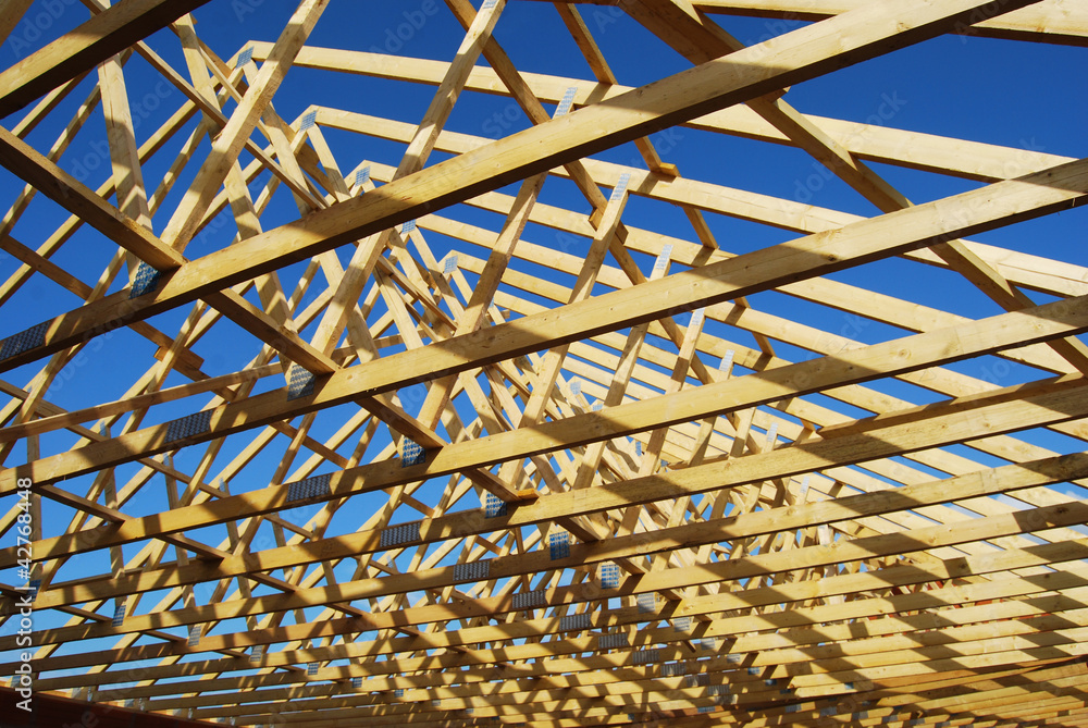 Menuiserie toiture Stock Photo | Adobe Stock