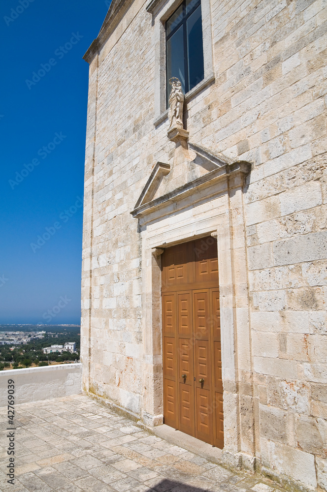Fototapeta premium Church of St. Maria della Stella. Ostuni. Puglia. Italy.