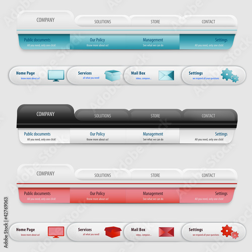 Menu web