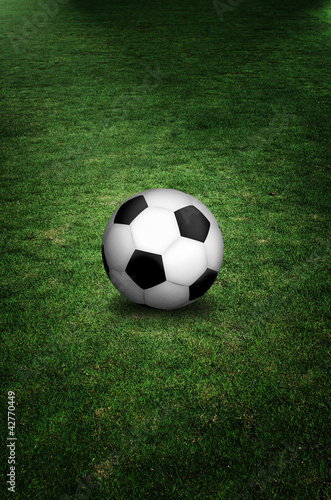 soccer ball in field