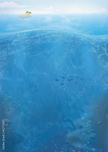 Ocean life background