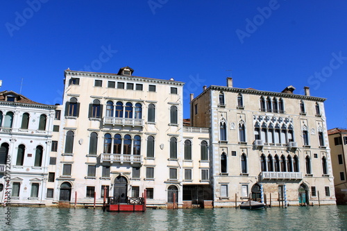 Palais vénitiens sur le Grand Canal de Venise - Italie