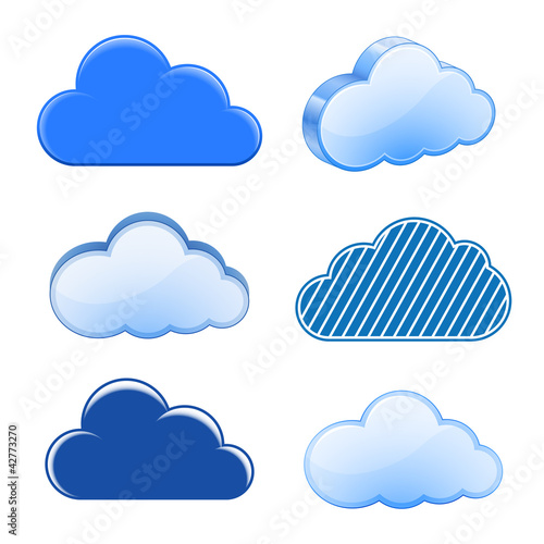 Cloud icon collection
