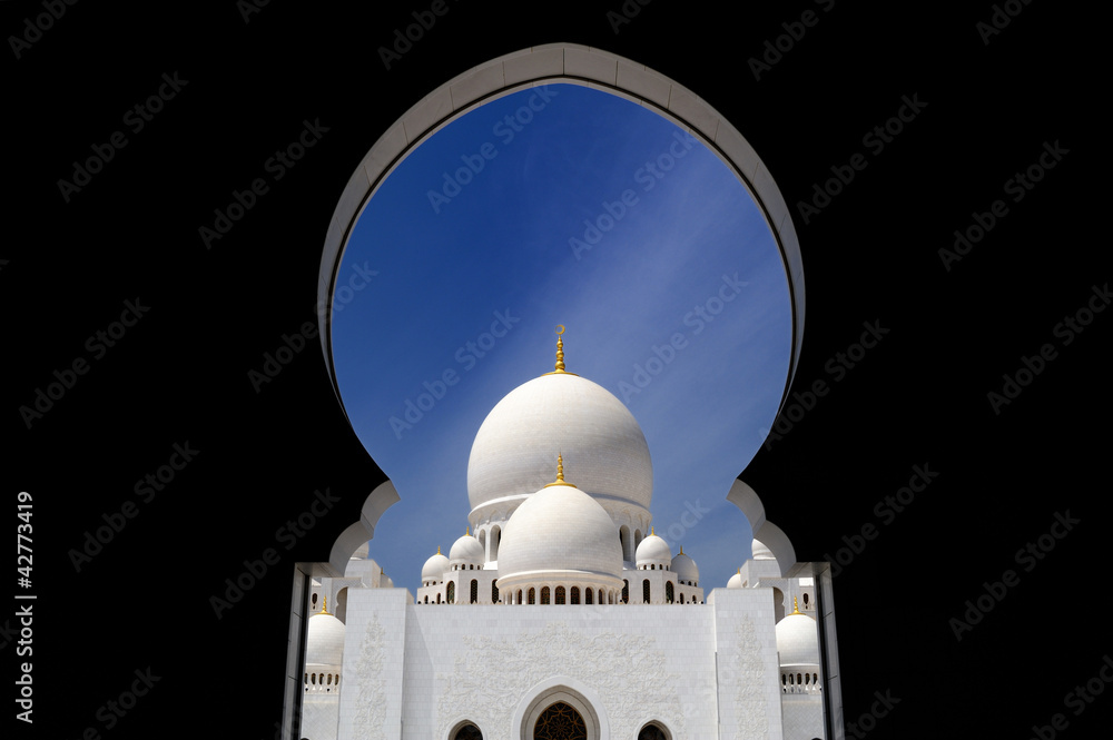 Fototapeta premium Abu-Dhabi. Sheikh Zayed mosque