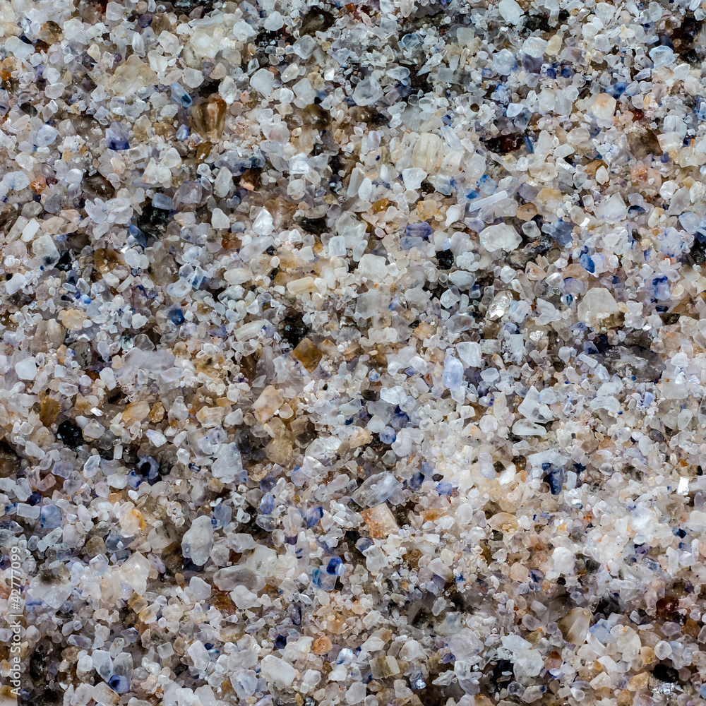 Colorful sea salt, a top view Colorful sea salt, a top view