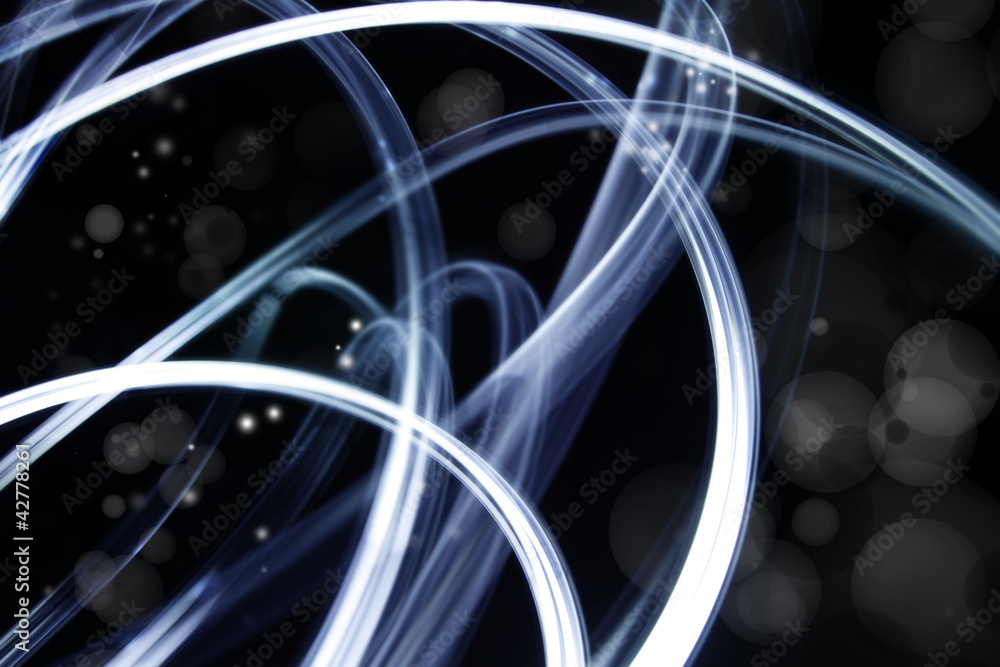 Abstract blue lines on black background Stock Illustration Adobe Stock