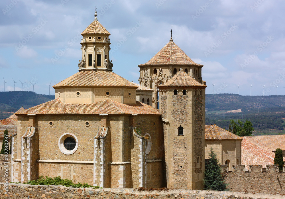 The Monastery of Santa Maria de Poblet,Spain