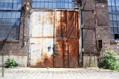 the very old metal factory photo