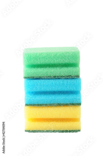 Group of kitchen sponges