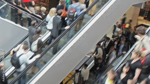 Subway Escalator timelapse