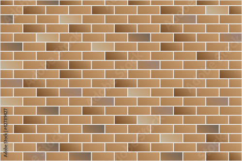 brick wall vector