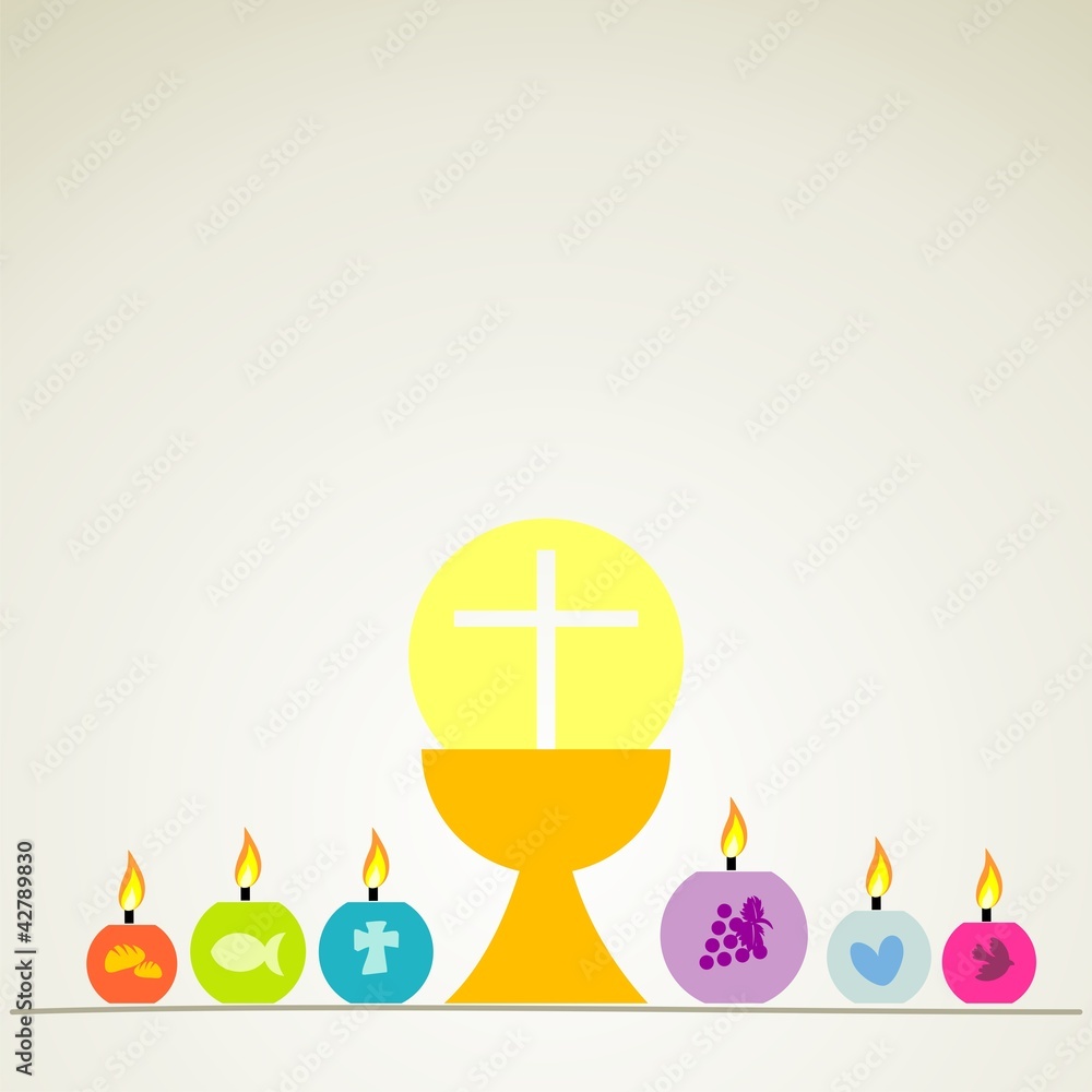 Obraz premium MI PRIMERA COMUNION