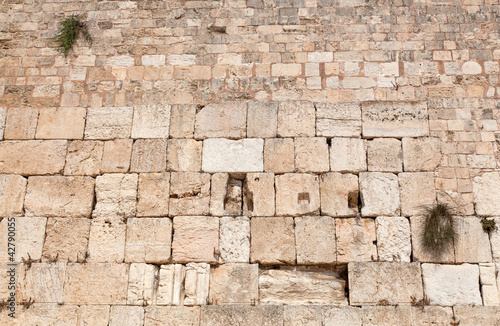 Israel. The Jerusalem wailing wall