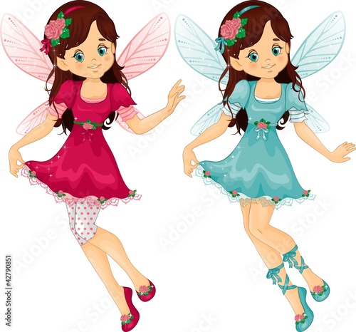 Fairy with roses