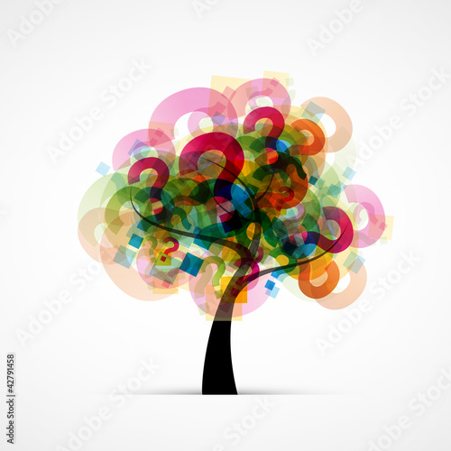 picto arbre et point d'interrogation