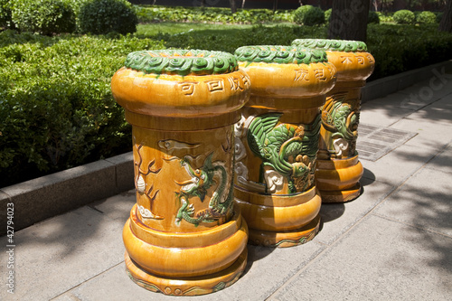 Chinese garden ceramics