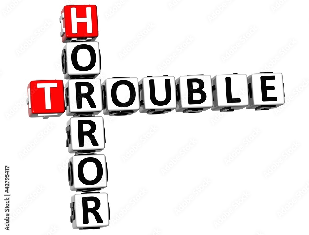 3D Horror Trouble Crossword 3D Horror Trouble Crossword