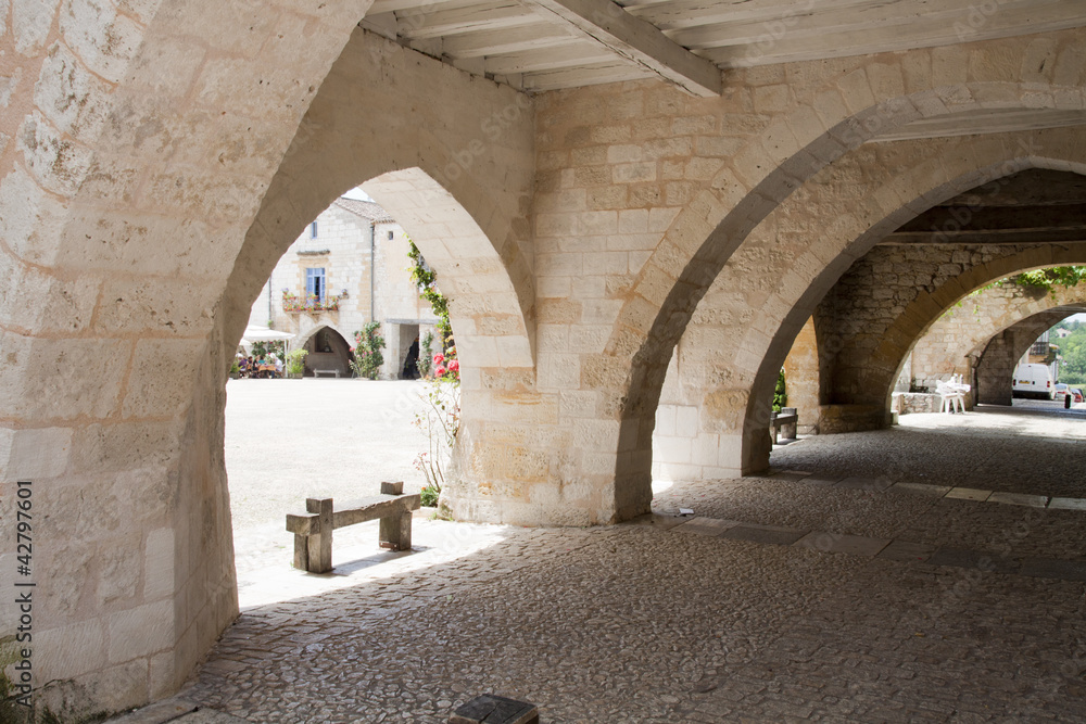 Naklejka premium Monpazier