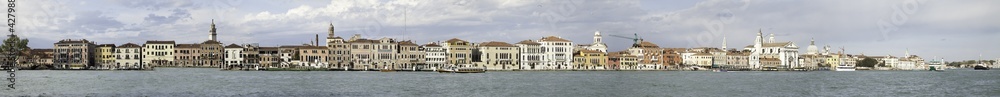Panoramica dell'isola della Giudecca a Venezia