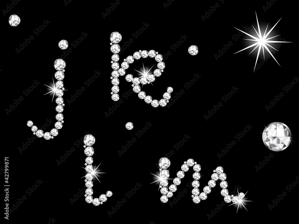 Diamond letters Diamond letters
