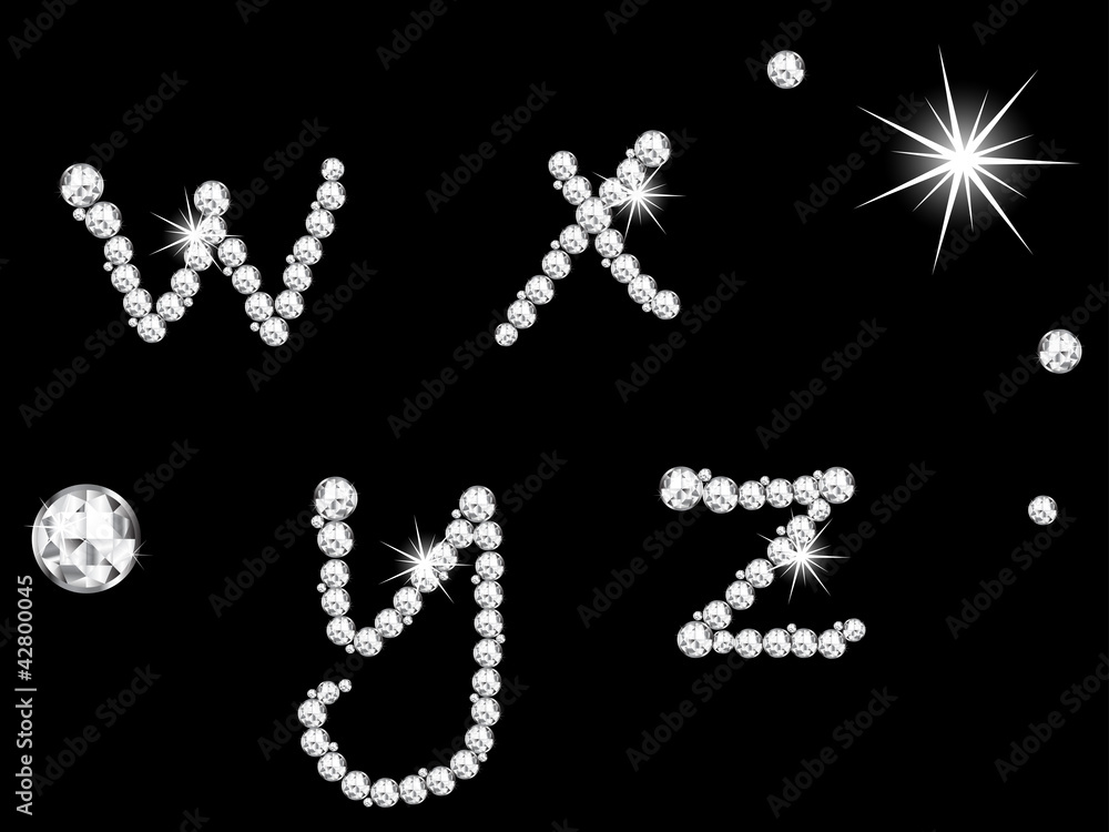 Diamond letters Diamond letters