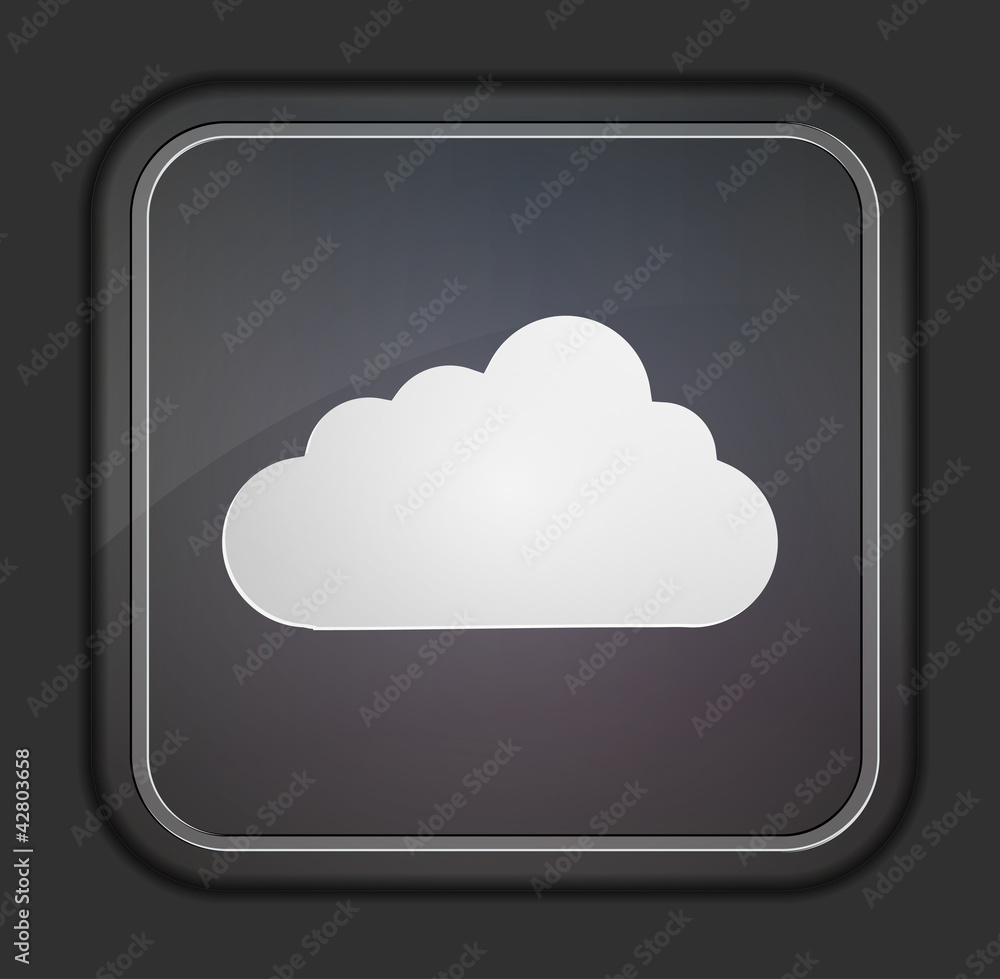 Vector version. Cloud icon. Easy to edit Vector version. Cloud icon. Easy to edit