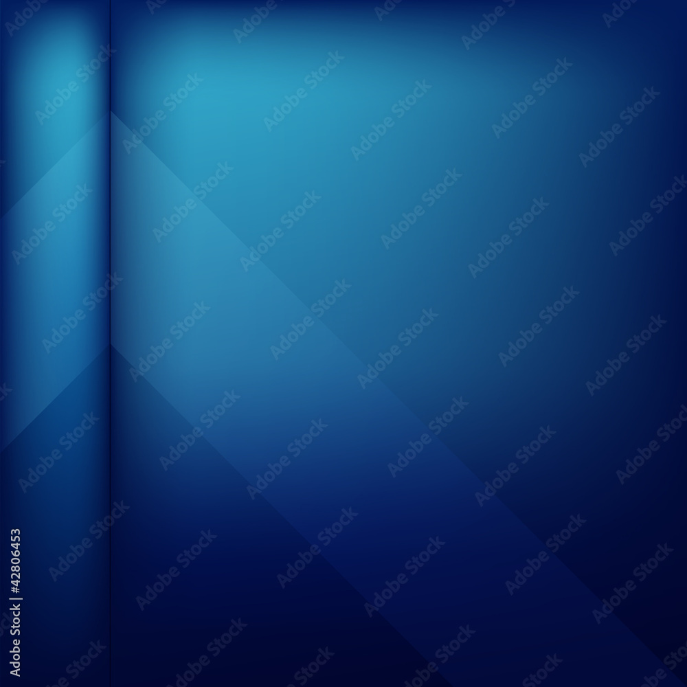 Abstract cover blue background, vector illustration