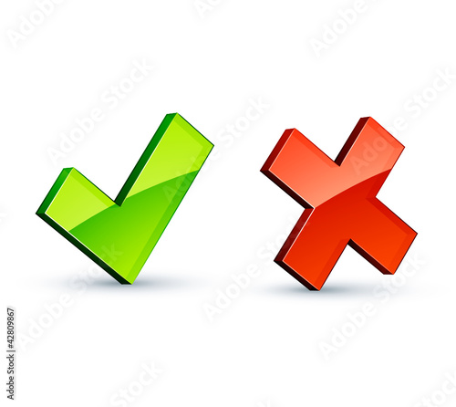 icône validation annulation