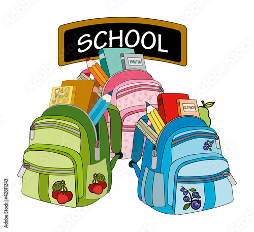 zaini a scuola