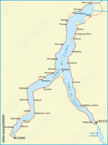 Lago di Como, Lago di Lecco