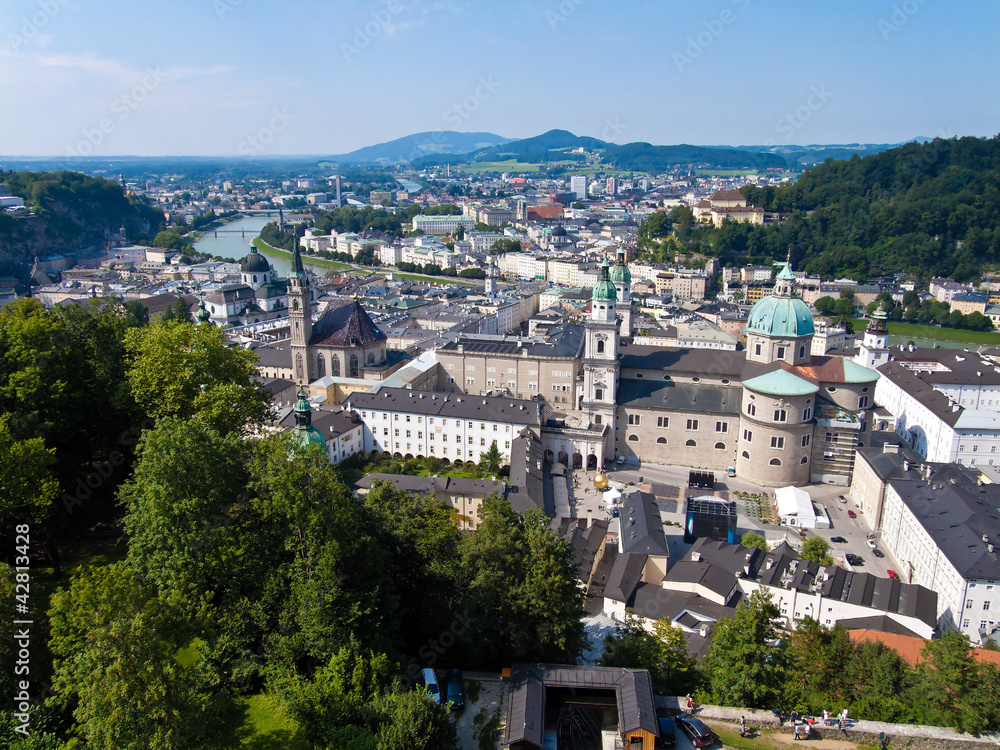 Österreich, Stadt Salzburg, Stadtansicht