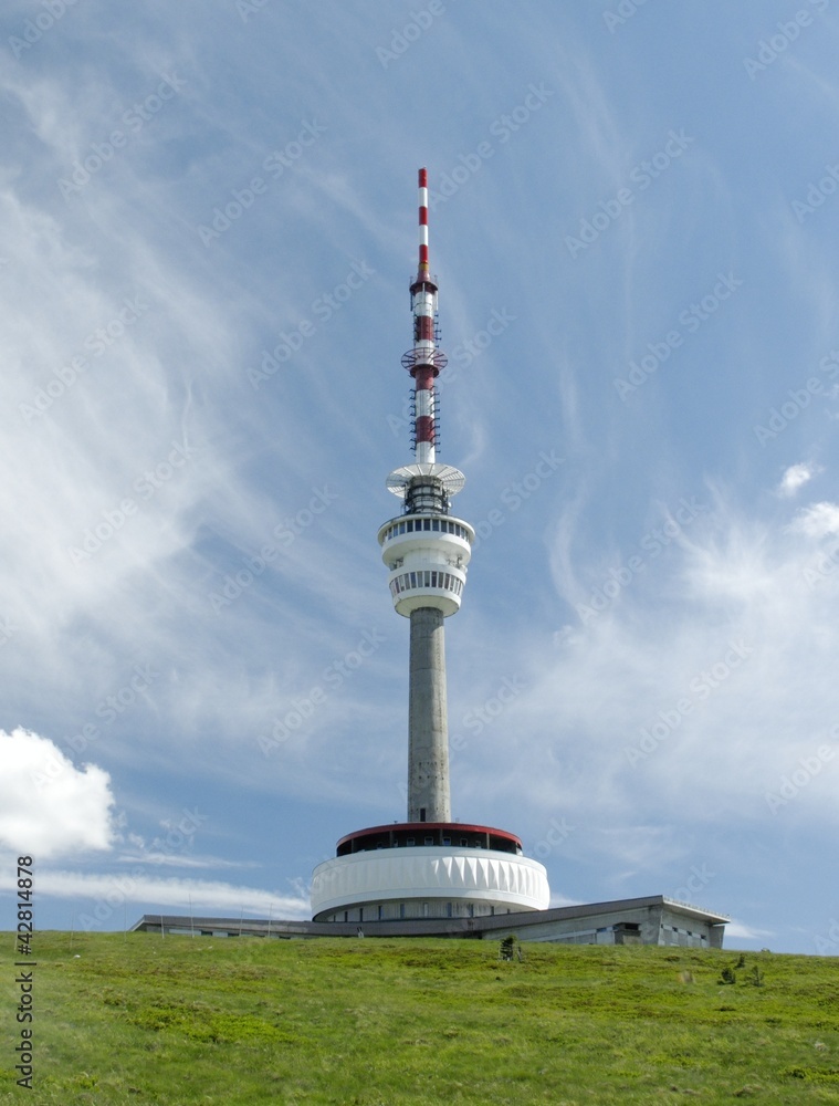 Fototapeta premium Tower on the top of Praded