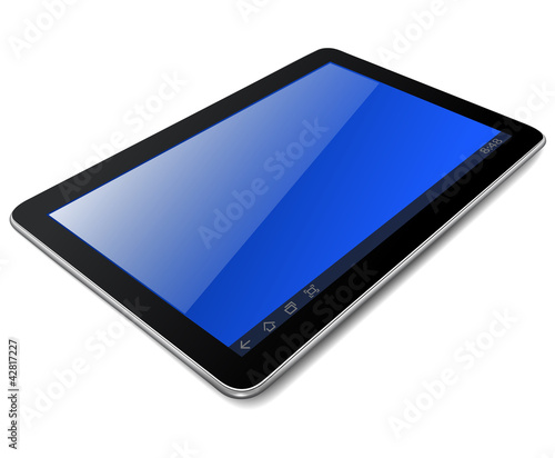 Tablet computer, vector illustration