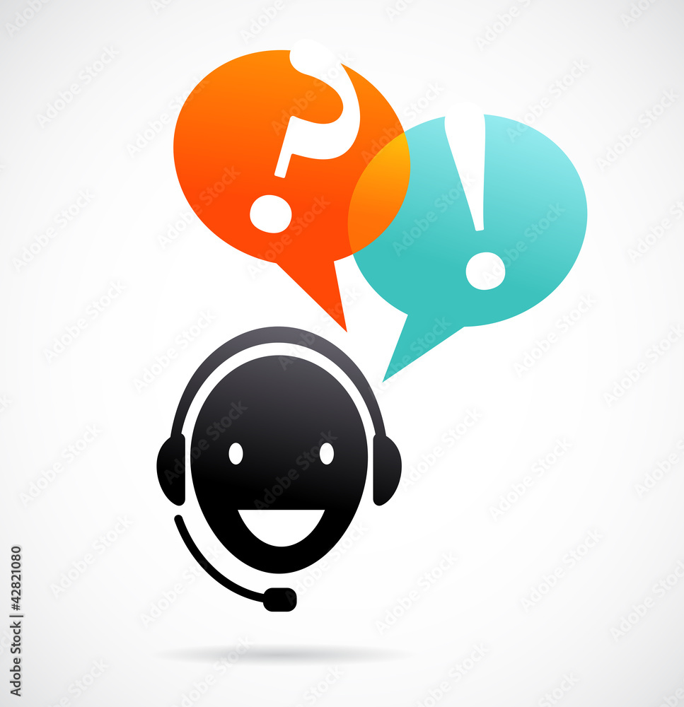 customer support with headphones customer support with headphones