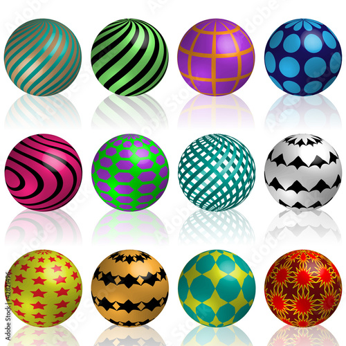 Colorful  balls