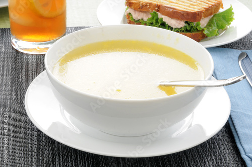 Soup and sandwich